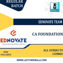 CA Foundation Combo All Subject Regular Batch By Lecturewala for : Online Classes