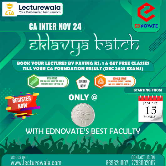 CA Inter New Syllabus Regular Eklavya Batch By Ednovate : Live @ Home / Google Drive. CA Inter New Syllabus Regular Eklavya Batch By Ednovate : Live @ Home / Google Drive.
