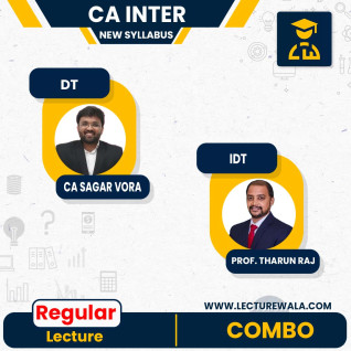 CA Inter New Syllabus Direct & Indirect Tax Laws Regular Course By CA Sagar Vora & Prof.Tharun Raj : Pen Drive / Online Classes CA Inter New Syllabus Direct & Indirect Tax Laws Regular Course By CA Sagar Vora & Prof.Tharun Raj : Pen Drive / Online Classes