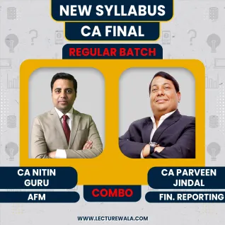 CA Parveen Jindal FR & Nitin Guru AFM Combo regular Online Classes For CA Final: Online Classes. CA Parveen Jindal FR & Nitin Guru AFM Combo regular Online Classes For CA Final: Online Classes.