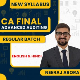 Neeraj Arora Advanced Auditing Regular Online Classes For CA Final: Online Classes.