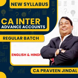 CA Praveen Jindal Advance Accounts Regular Online Classes For CA Inter: Online Classes CA Praveen Jindal Advance Accounts Regular Online Classes For CA Inter: Online Classes