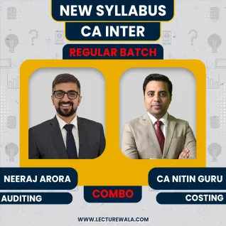 Neeraj Arora Audit & CA Nitin Guru Cost Combo Regular Online Classes For CA Inter: Online Classes. Neeraj Arora Audit & CA Nitin Guru Cost Combo Regular Online Classes For CA Inter: Online Classes.
