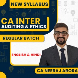 Neeraj Arora Auditing & Ethics Regular Live Classes For CA Inter: Online Classes.