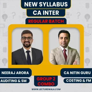 Neeraj Arora Audit-SM & CA Nitin Guru Cost-FM Combo Regular Online Classes For CA Inter : Online Classes. Neeraj Arora Audit-SM & CA Nitin Guru Cost-FM Combo Regular Online Classes For CA Inter : Online Classes.