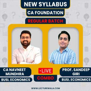 CA Navneet Mundhra and Prof. Sandeep Giri Business Economics Live Batch by navin classes 