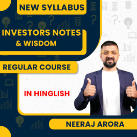 Investors Notes &amp; Wisdom by Neeraj Arora Online Classes