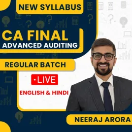 Neeraj Arora Advanced Auditing Regular Live Classes For CA Final: Online Classes. Neeraj Arora Advanced Auditing Regular Live Classes For CA Final: Online Classes.