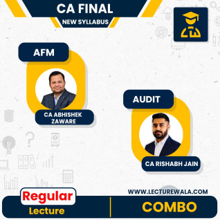 CA Final Combo AFM & AUDIT Regular New Batch By CA Rishabh Jain and CA Abhishek Zaware : Online Classes  CA Final Combo AFM & AUDIT Regular New Batch By CA Rishabh Jain and CA Abhishek Zaware : Online Classes