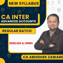 CA Abhishek Zaware Advanced Accounts