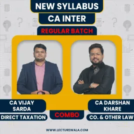 CA Darshan Khare Law & CA Vijay Sarda Direct Tax Combo regular Online Classes For CA Inter: Pen Drive & Google Drive Classes CA Darshan Khare Law & CA Vijay Sarda Direct Tax Combo regular Online Classes For CA Inter: Pen Drive & Google Drive Classes