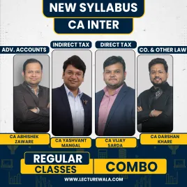 CA Vijay Sarda, CA Darshan Khare, CA Abhishek Zaware & CA Yashwant Mangal Group 1 Combo For CA Inter: Google Drive & Pendrive Classes. CA Vijay Sarda, CA Darshan Khare, CA Abhishek Zaware & CA Yashwant Mangal Group 1 Combo For CA Inter: Google Drive & Pendrive Classes.