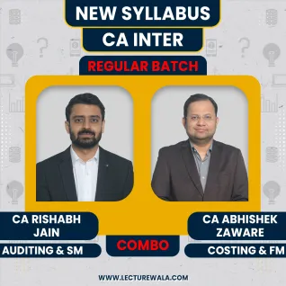 CA Rishabh Jain Audit-SM & CA Abhishek Zaware COST-FM Regular Online Classes For CA Inter: Google Drive & Pen Drive classes. CA Rishabh Jain Audit-SM & CA Abhishek Zaware COST-FM Regular Online Classes For CA Inter: Google Drive & Pen Drive classes.