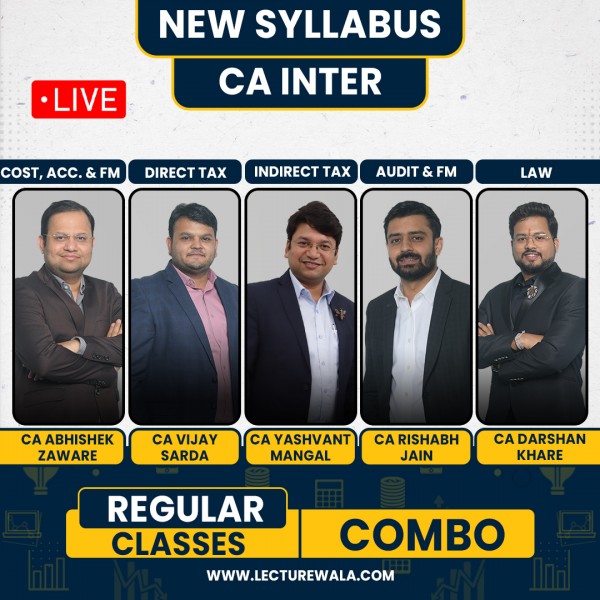 Ekatvam Academy All Subjects Combo Regular Live Classes For CA Inter: Live Online Classes