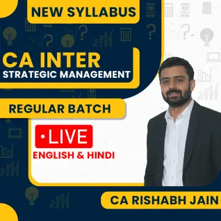 CA Rishabh Jain SM (Strategic Management) Live Classes For CA Inter: Online Classes CA Rishabh Jain SM (Strategic Management) Live Classes For CA Inter: Online Classes