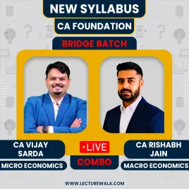 CA Rishabh Jain & CA Vijay Sarda Business Economics Bridge Batch (Fastrack) For CA Foundation: Google Drive/ Live classes. CA Rishabh Jain & CA Vijay Sarda Business Economics Bridge Batch (Fastrack) For CA Foundation: Google Drive/ Live classes.