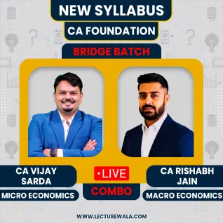 CA Rishabh Jain & CA Vijay Sarda Business Economics Bridge Batch (Fastrack) For CA Foundation: Google Drive/ Live classes. CA Rishabh Jain & CA Vijay Sarda Business Economics Bridge Batch (Fastrack) For CA Foundation: Google Drive/ Live classes.