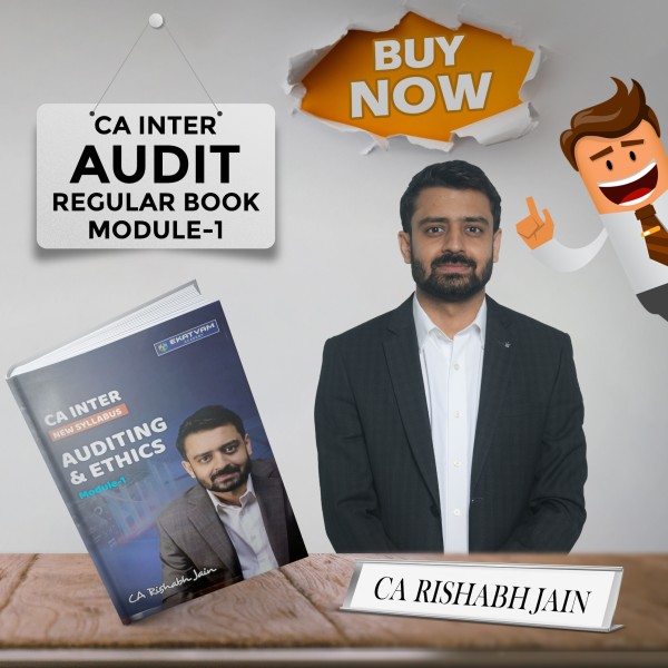 CA Rishabh Jain Auditing & Ethics Module-1 Book For CA Inter: Study Material