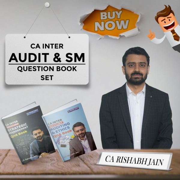 CA Rishabh Jain Audit & SM Questionnaire Book Set For CA Inter: Study Material
