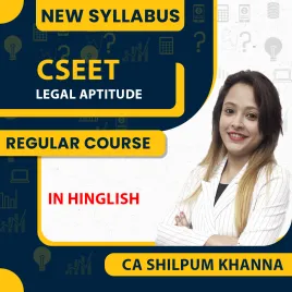 CSEET New Syllabus Paper 2A – Legal Aptitude Regular Classes By CA Shilpum Khanna : Pen Drive / Online Classes CSEET New Syllabus Paper 2A – Legal Aptitude Regular Classes By CA Shilpum Khanna : Pen Drive / Online Classes