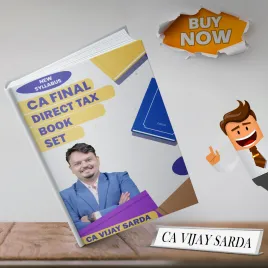 CA Final Direct Tax Regular Book Set By CA Vijay Sarda: Online Book  CA Final Direct Tax Regular Book Set By CA Vijay Sarda: Online Book