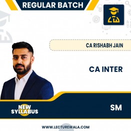 CA Inter SM New Syllabus Regular Btach by CA Rishab Jain : Pen Drive / Online Classes