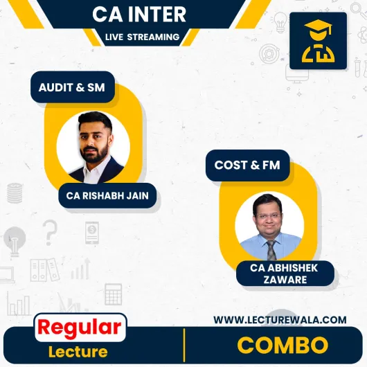 CA INTER GROUP 2 LIVE STREAMING NEW SCHEME BY CA ABHISHEK ZAWARE AND RISHABH JAIN 