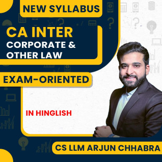 CS LLM Arjun Chhabra Corporate & Other Law (Exam Oriented Batch) For CA Inter Sept 26 & Jan 27 : Live / Online Classes.