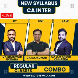 CA Bhanwar Borama Dt CA Rajkumar Gst Cs Arjun Chabra Law Regular Combo For CA Inter