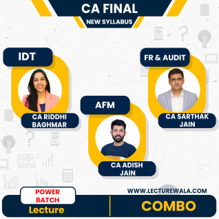 CA Final Power Batch Online Classes By Fast Education Faculty : Online Live Classes.