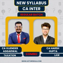 CA Inter Taxation & Law Combo CA Vijendra Aggarwal & CA Harsh Gupta Regular Online Classes For May / Sep 2026 CA Inter Taxation & Law Combo CA Vijendra Aggarwal & CA Harsh Gupta Regular Online Classes For May / Sep 2026