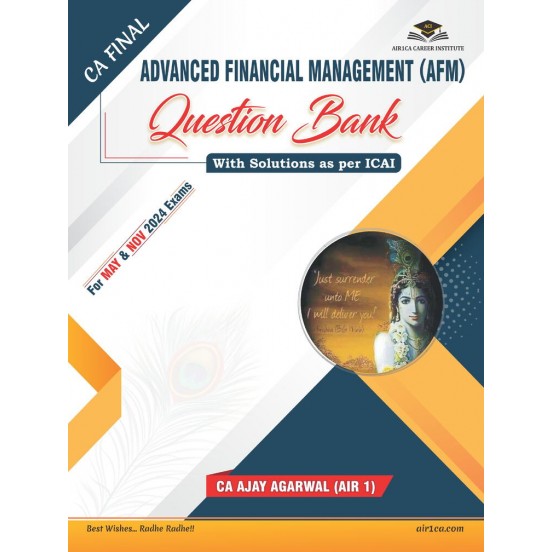 CA Ajay Agarwal Advanced Financial Management Question Book & Concept Book Combo For CA Final: Study Material