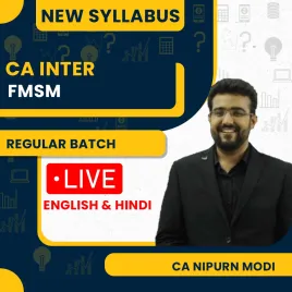 CA Nipurn Modi FMSM Regular Online Classes For CA Inter 