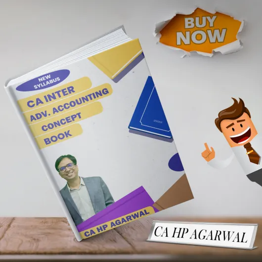 CA HP Agarwal Advanced Accounting Concept Book For CA Inter : Study Material