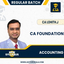CA Foundation Accounting Regular Course By CA Lohith j: Pendrive / Online classes.