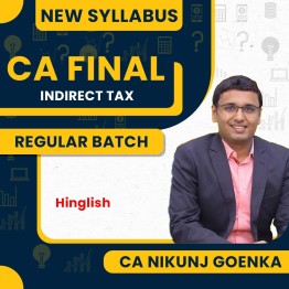 CA Final Indirect Tax By CA NIKUNJ GOENKA