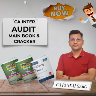 CA Pankaj Garg Audit – Main Book & Cracker For CA Inter : Study Material