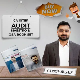CA Rishabh Jain Auditing & Ethics Maestro Book + QnA Book For CA Inter: Study Material