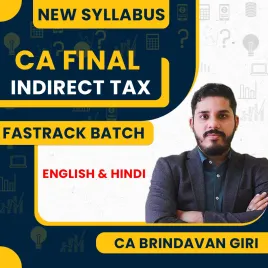 CA Final New Syllabus IDT Fastrack Batch by CA Brindavan Giri: Pen Drive / Google Drive.