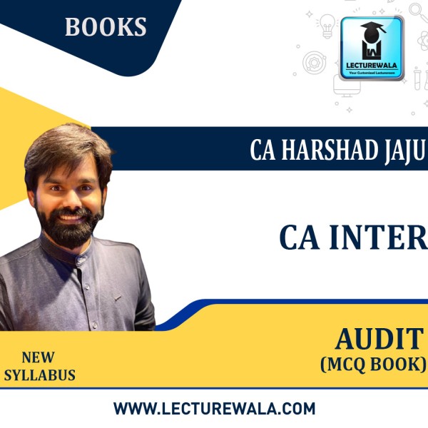 CA INTERMEDIATE GROUP II Auditing and Assurance MCQ Books By CA HARSHAD JAJU (For NOV 2023 )