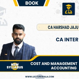 CA INTER NEW SYLLABUS Cost and Management Accounting Books By CA HARSHAD JAJU: Pen drive / Google drive.