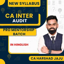 CA Harshad Jaju Auditing & Ethics LIVE PRO Mentorship Batch For CA Inter