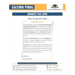 CA Atul Agarwal Indirect Tax Question Book For CA Final: Study Material