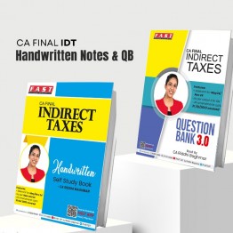  CA FINAL IDT Handwritten Colored Notes & Question Bank Combo By CA Riddhi Baghmar