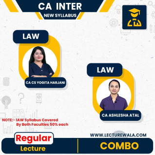 CA CS Yogita Harjani & CA Ashlesha Atal Corporate and Other Laws New Syllabus Regular Batch For CA Inter : Online Classes CA CS Yogita Harjani & CA Ashlesha Atal Corporate and Other Laws New Syllabus Regular Batch For CA Inter : Online Classes