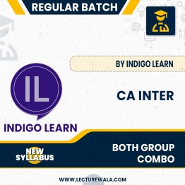 CA Inter Both Group Combo In English Regular Course By Indigolearn: ONLINE CLASSES.