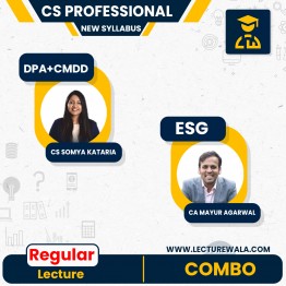 CS Professional New syllabus module 1 combo (ESG+DPA+CMAD) : Video Lecture + Study Material by Inspire Academy