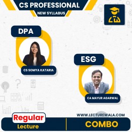 CS Professional Combo – (Drafting + ESG) – (New Syllabus) Regular Batch: Video Lecture + Study Material by CS Somya Kataria &  CA Mayur Agrawal : Online Clases