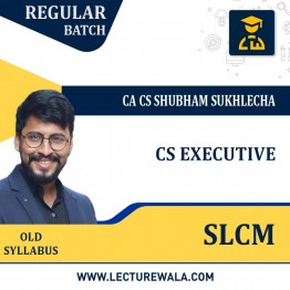 CS Executive Securities Laws and Capital Markets by CA CS Shubham Shukhlecha : Pendrive/Online classes.