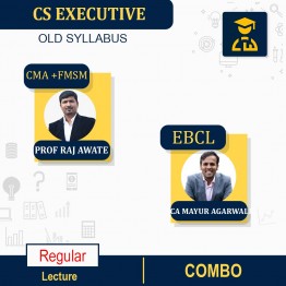 CS Executive FMSM + CMA + EBCL COMBO By PROF. RAJ AWATE   CA Mayur Agarwal (Inspire Academy) : Online Classes/Pen Drive